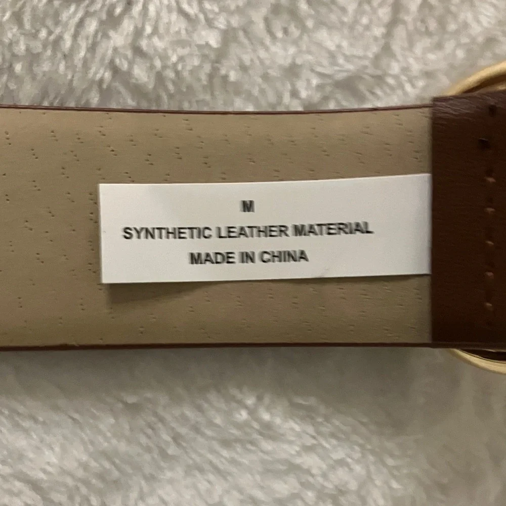 Brown Belt with Gold Buckle - Picture 14 of 15